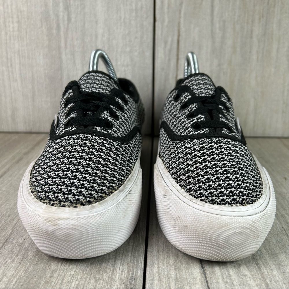 Vans Authentic Platform 2.0 Black White Plaid Chunky Sneaker Shoe Women Size 6.5 - Picture 5 of 10